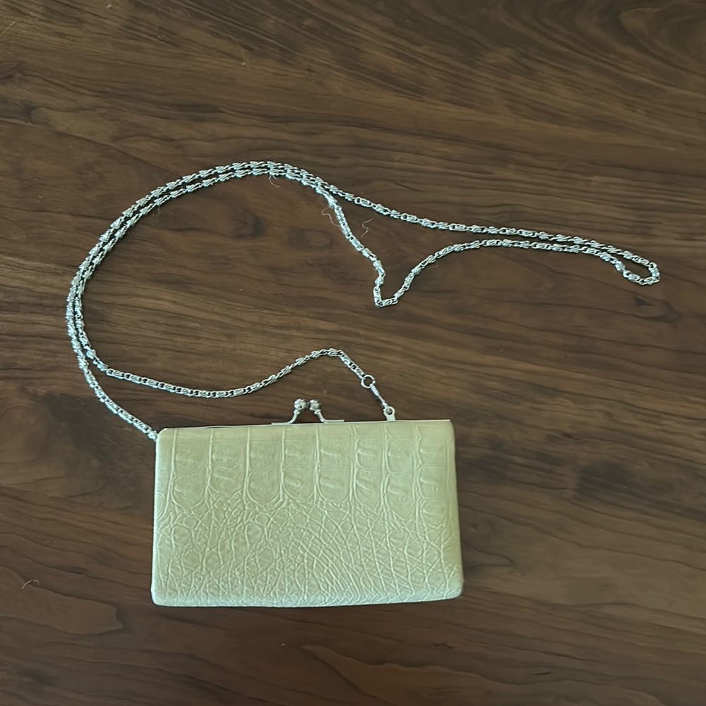 BIJOUX TERNER Vintage Tan Purse Removable Strap